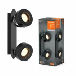 Luminaires Ledvance Decor Plafonnier LED Noir, 2 lumières* Éclairage Led