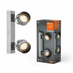 Luminaires Ledvance Decor Plafonnier LED Argenté, 2 lumières* Éclairage Led