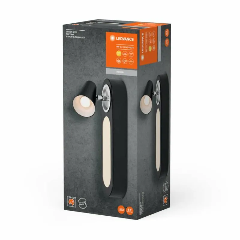 Luminaires Ledvance Decor Plafonnier LED Noir, 1 lumière* Éclairage Led