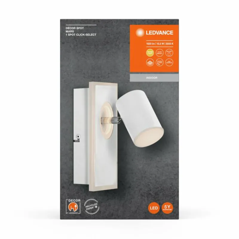 Luminaires Ledvance Decor Plafonnier LED Blanc, 1 lumière* Éclairage Led