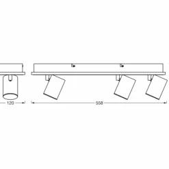 Luminaires Ledvance Decor Plafonnier LED Blanc, 3 lumières* Éclairage Led