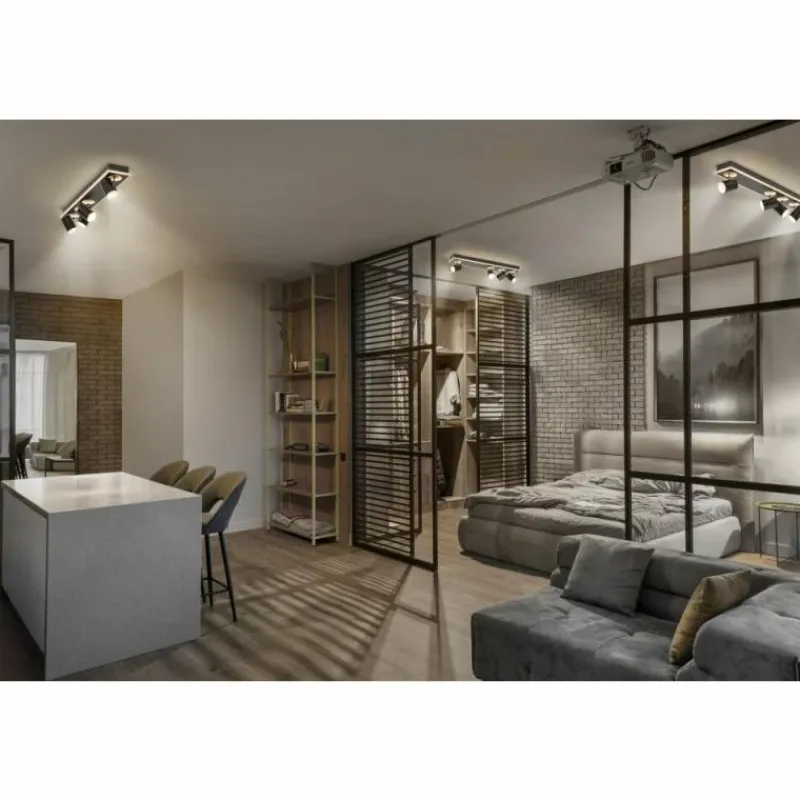 Luminaires Ledvance Decor Plafonnier LED Noir, 4 lumières* Éclairage Led