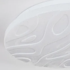 hofstein Deral Plafonnier LED Blanc, 1 lumière, Télécommandes