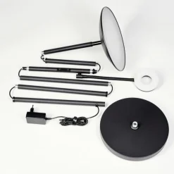 Luminaires Scandinaves-hofstein Dillingby Lampadaire LED Noir, 2 lumières