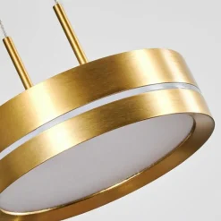 hofstein Dingersjo Suspension, Suspension LED Laiton, 3 lumières