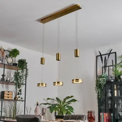 hofstein Dingersjo Suspension, Suspension LED Laiton, 3 lumières