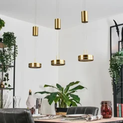 hofstein Dingersjo Suspension, Suspension LED Laiton, 3 lumières