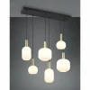 Luminaires Trio Diva Suspension Laiton, 6 lumières