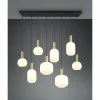 Luminaires Trio Diva Suspension Laiton, 8 lumières