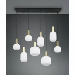 Luminaires Trio Diva Suspension Laiton, 8 lumières