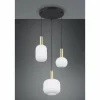 Luminaires Trio Diva Suspension Laiton, 3 lumières