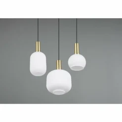 Luminaires Trio Diva Suspension Laiton, 3 lumières