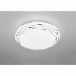 Luminaires Reality Dizzy Plafonnier LED Blanc, 1 lumière, Télécommandes* Éclairage Led