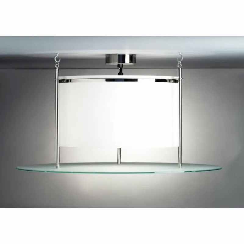 Luminaires Tecnolumen DMB 30 Tecnolumen Plafonnier Nickel mat, 1 lumière