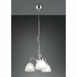 Luminaires Reality DOBBY Suspension Nickel mat, 3 lumières