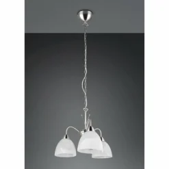 Luminaires Reality DOBBY Suspension Nickel mat, 3 lumières