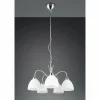 Luminaires Reality DOBBY Suspension Nickel mat, 5 lumières