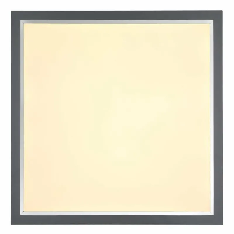 Luminaires Globo Lighting Doha Plafonnier LED Anthracite, Blanc, 1 lumière* Éclairage Led