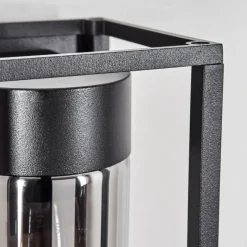 Suspension Verre Fumé-hofstein Doninhas Lampe murale d´extérieur Noir, 1 lumière