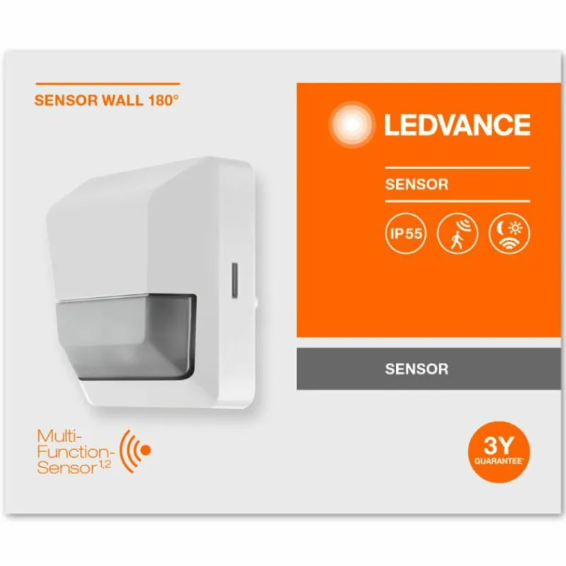 Luminaires Ledvance Détecteur de mouvement LEDVANCE SENSOR Blanc, Détecteur de mouvement