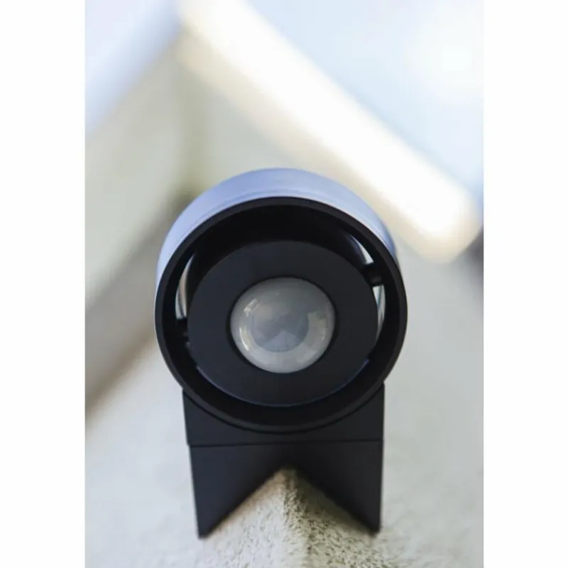 Luminaires Lutec Détecteur de mouvement Lutec DAWNY Noir, Détecteur de mouvement
