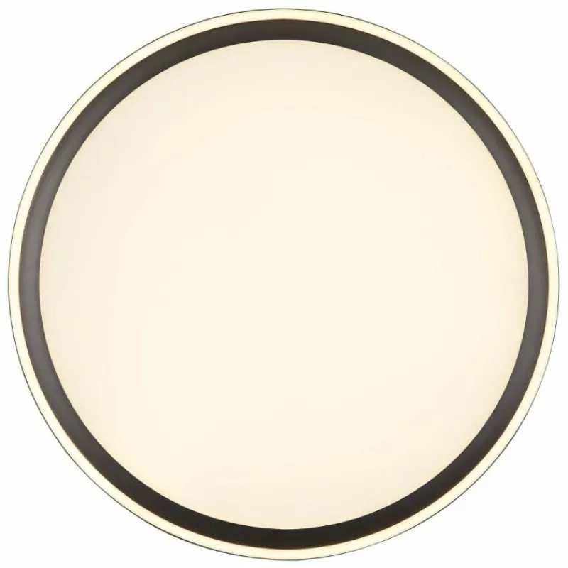 Luminaires Globo Lighting Dublin Plafonnier LED Gris, 1 lumière, Télécommandes* Éclairage Led