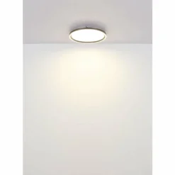 Luminaires Globo Lighting Dublin Plafonnier LED Gris, 1 lumière, Télécommandes* Éclairage Led