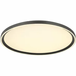 Luminaires Globo Lighting Dublin Plafonnier LED Gris, 1 lumière, Télécommandes* Éclairage Led