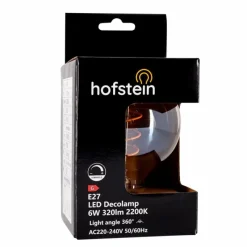 hofstein E27 LED 6 watt 2200 kelvin 320 lumen