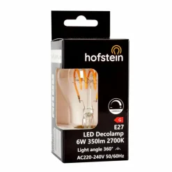 hofstein E27 LED 6 watt 2700 kelvin 350 lumen