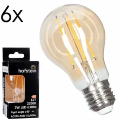 hofstein E27 LED 6 Watt blanc chaud 630 Lumen