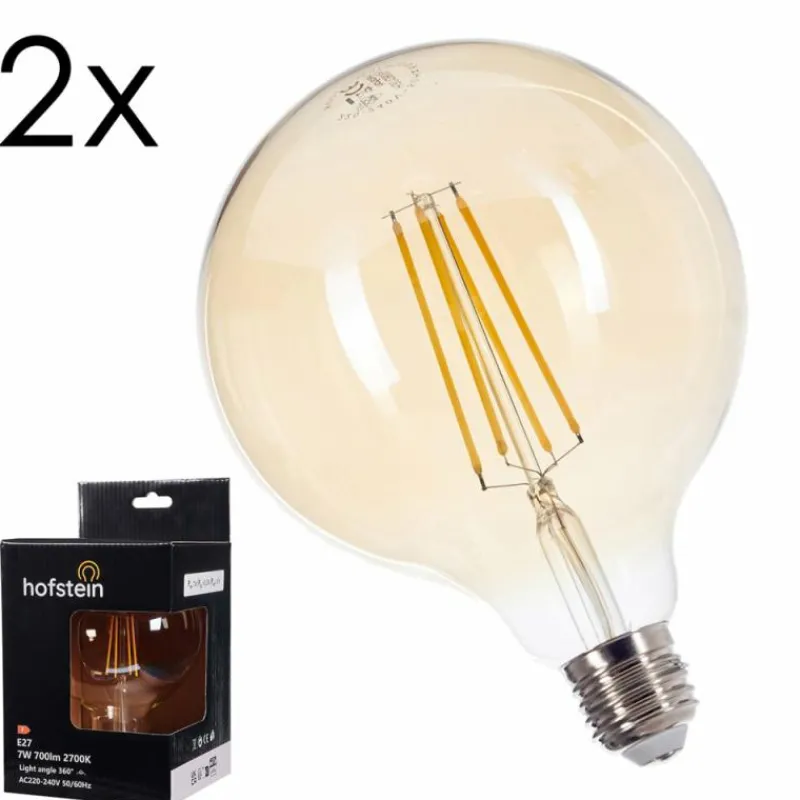 hofstein E27 LED 6 Watt blanc chaud 700 Lumen