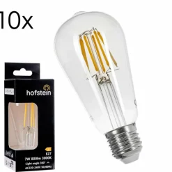 hofstein E27 LED 6 Watt blanc chaud 800 Lumen