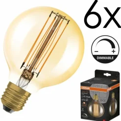 hofstein E27 LED 5.8 Watt blanc chaud dimmable 470 Lumen