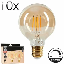 hofstein E27 LED 6 Watt blanc chaud dimmable 650 Lumen