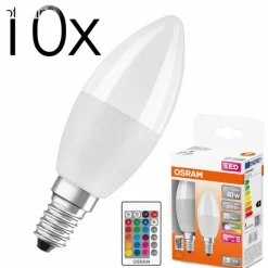 hofstein E14 LED 4.9 Watt blanc chaud dimmable 470 Lumen