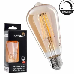 hofstein E27 LED 7 Watt blanc chaud dimmable 720 Lumen