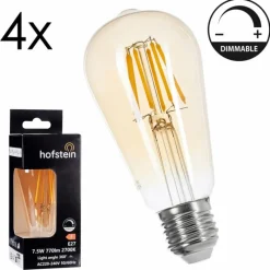 hofstein E27 LED 7.5 Watt blanc chaud dimmable 770 Lumen