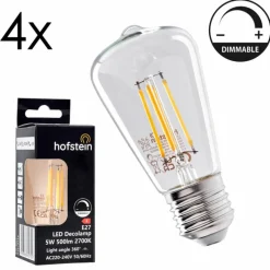 hofstein E27 LED 5 Watt blanc chaud dimmable 500 Lumen