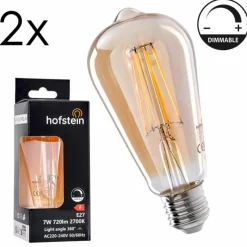 hofstein E27 LED 7 Watt blanc chaud dimmable 720 Lumen