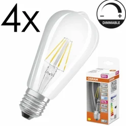 hofstein E27 LED 5.8 Watt blanc neutre dimmable 806 Lumen