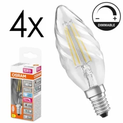 hofstein E14 LED 3.4 Watt blanc neutre dimmable 470 Lumen