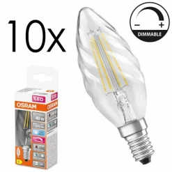 hofstein E14 LED 3.4 Watt blanc neutre dimmable 470 Lumen