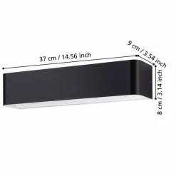 Luminaires Eglo Eglo Applique murale LED Noir, Blanc, 1 lumière* Éclairage Led