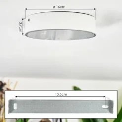 hofstein Elmar Plafonnier LED Blanc, 1 lumière