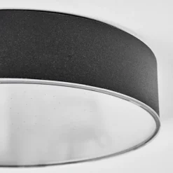 hofstein Elmar Plafonnier LED Noir, 1 lumière