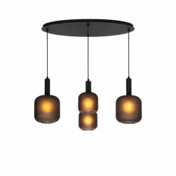 Luminaires Lucide ELOISE Suspension Noir, 4 lumières