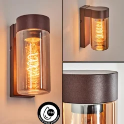hofstein Encoberta Lampe murale d´extérieur Rouille, 1 lumière