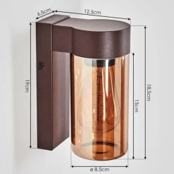 hofstein Encoberta Lampe murale d´extérieur Rouille, 1 lumière