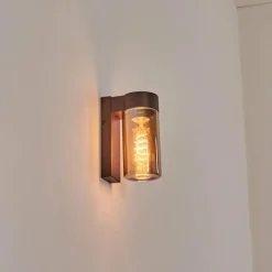 hofstein Encoberta Lampe murale d´extérieur Rouille, 1 lumière